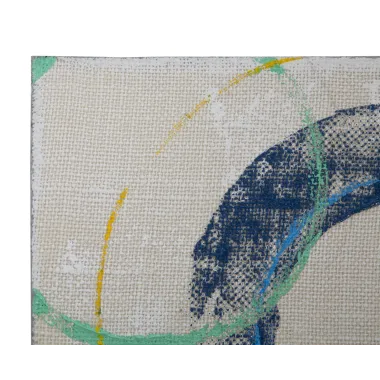 Obraz na płótnie FLOATING CIRCLES -B- 80X3X80 cm
